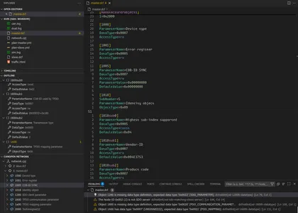 Screenshot from VSCode with the plugin